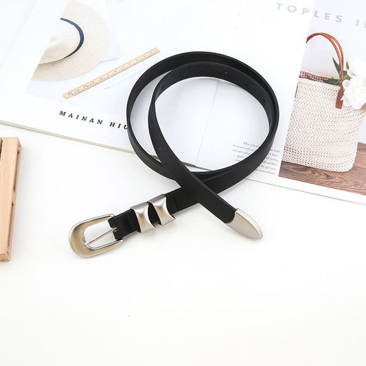 Korean Double Narrow Loop Belt