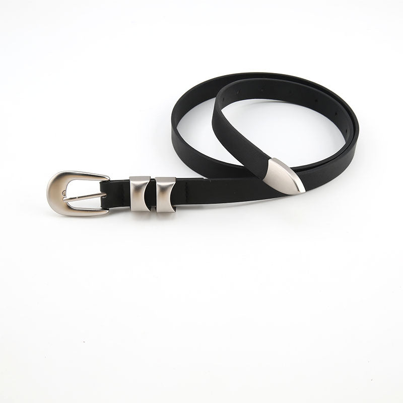Korean Double Narrow Loop Belt