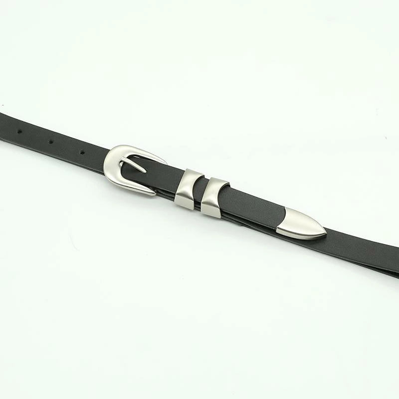 Korean Double Narrow Loop Belt