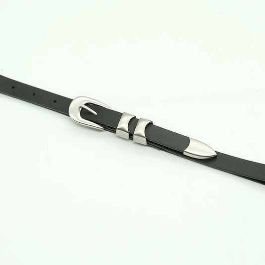Korean Double Narrow Loop Belt